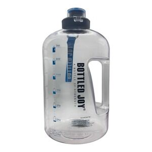 1 Gallon Large Capacity Water‎ Bottle With Time Marker Reusable